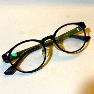 Randy Jackson Black/Green Eyeglasses Frames ZYLOWARE X180 C.021 47-19-140